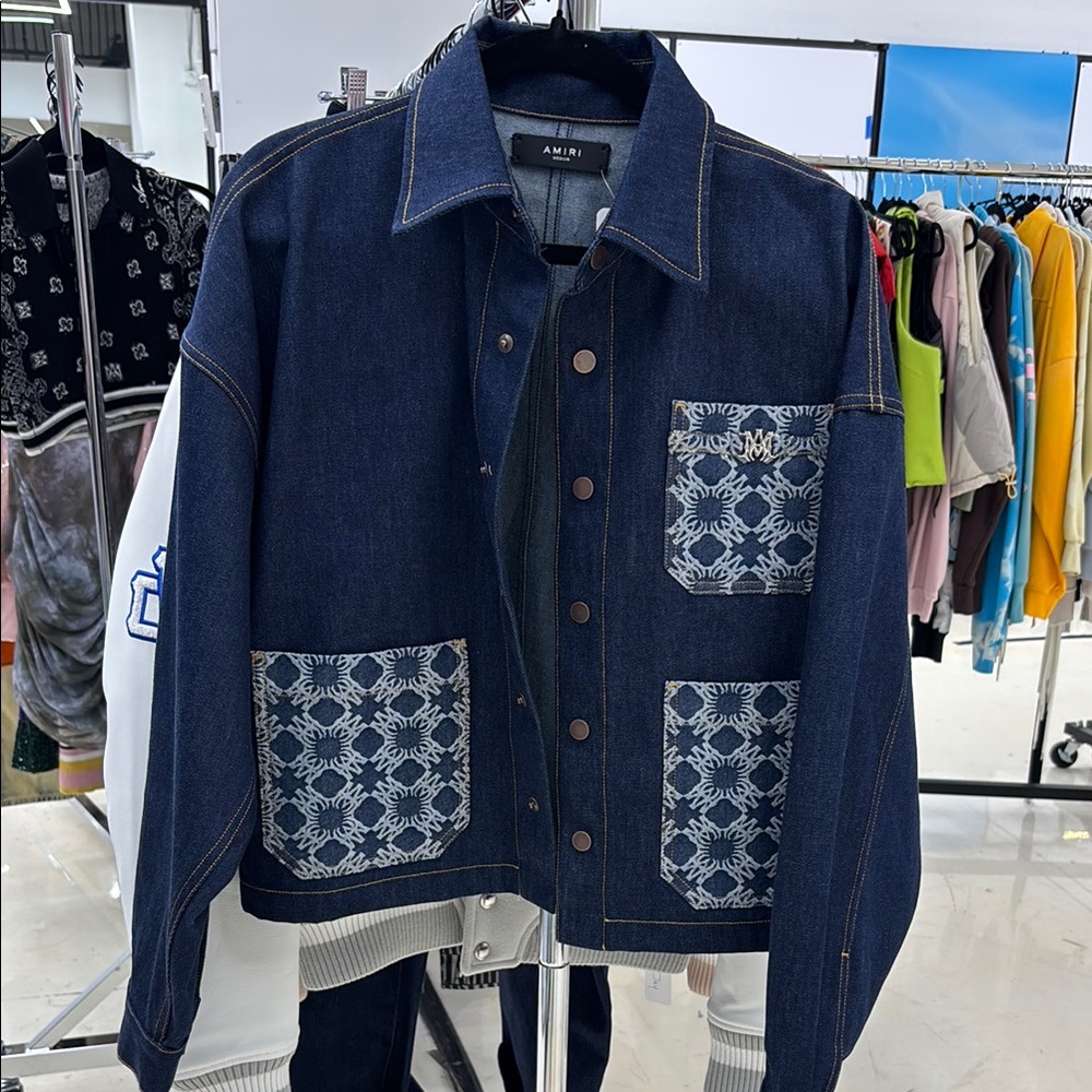 AMIRI Blue Lightweight Jacket - Worn once